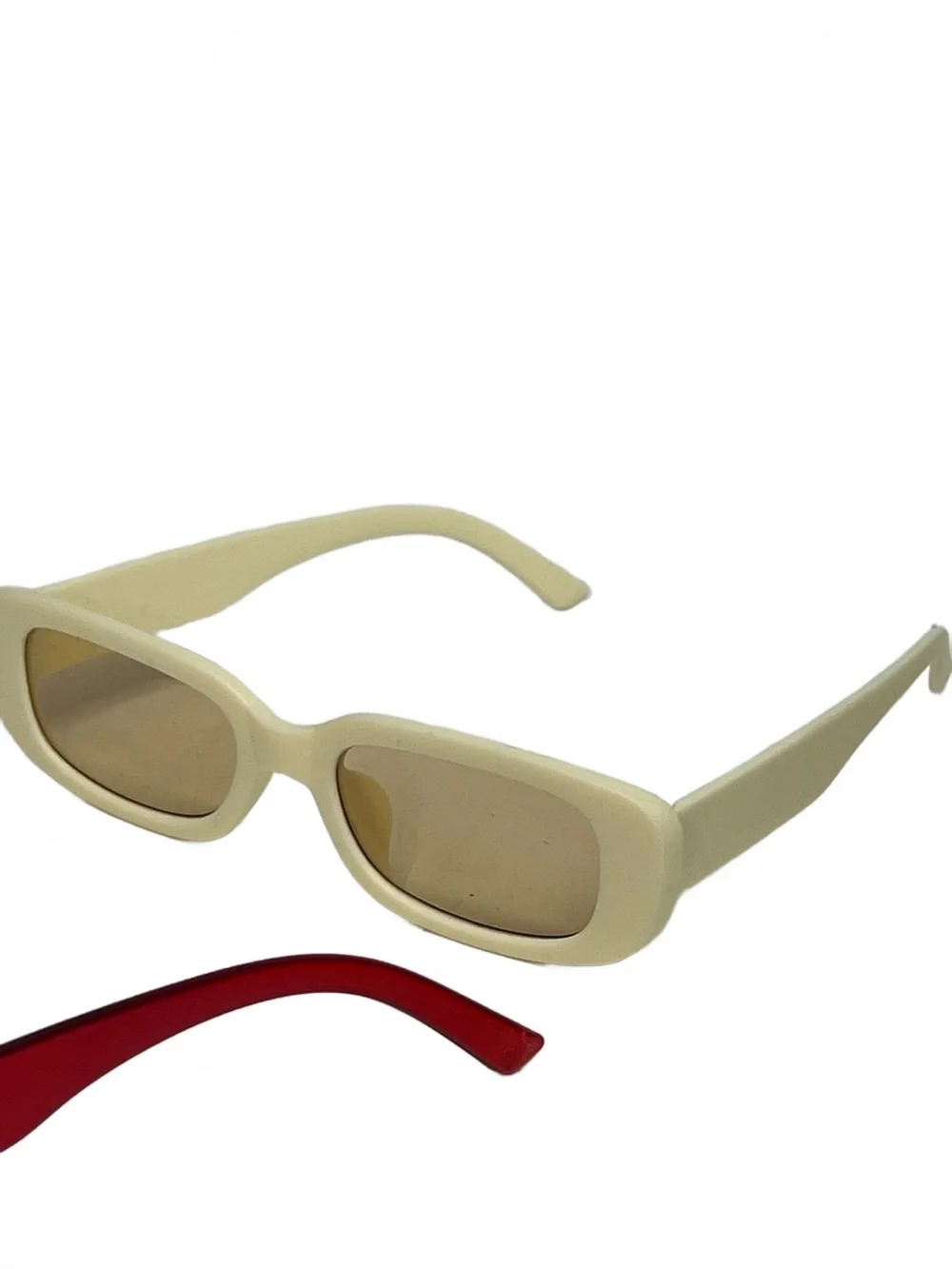 Fashion Sunglasses Set Black Cream Red 3-Piece Accessory Set